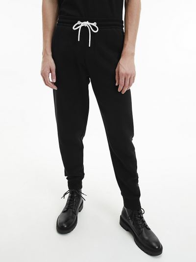 Calvin Klein Ruhák HU502085 | Calvin Klein Organic Cotton Side Logo Férfi Jogger Fekete